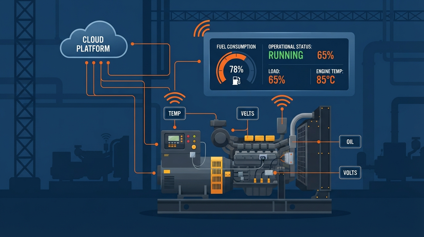 Sistem Monitoring Genset Berbasis IoT untuk Industri