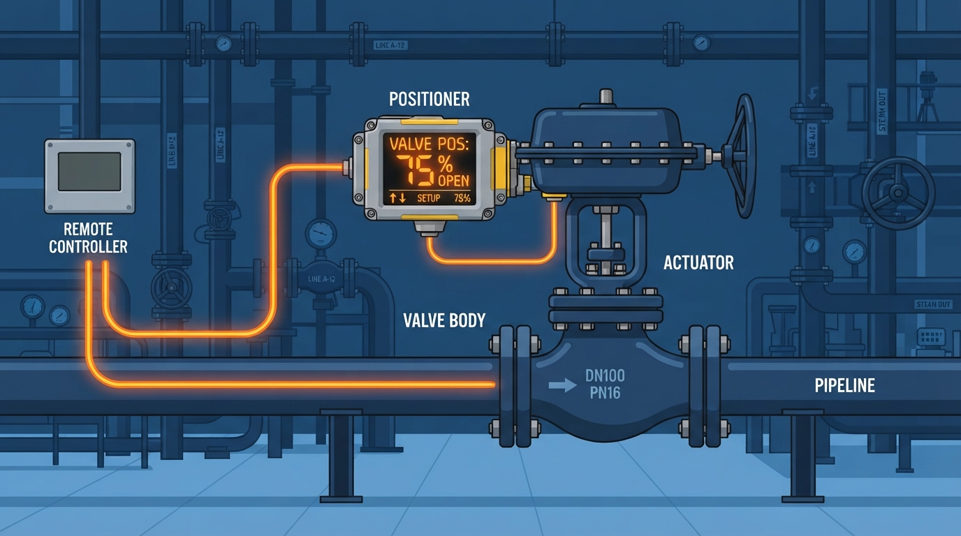 Otomatisasi Control Valve dengan Positioner Digital