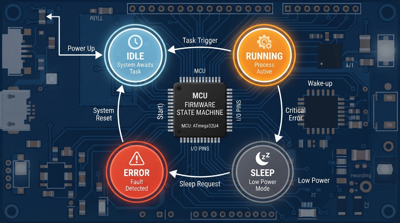 State Machine dalam Desain Firmware Embedded