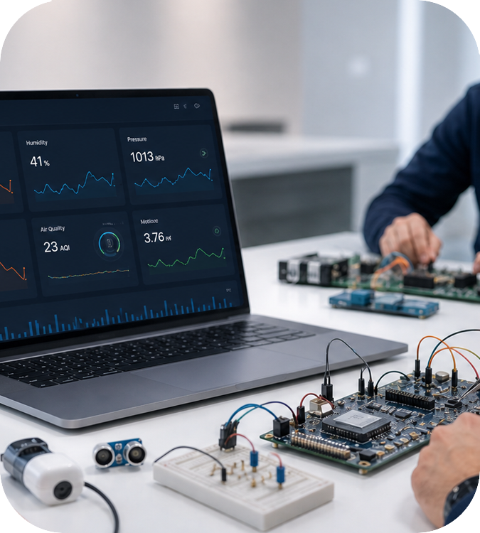 Emuro Solution project experience in IoT and software development